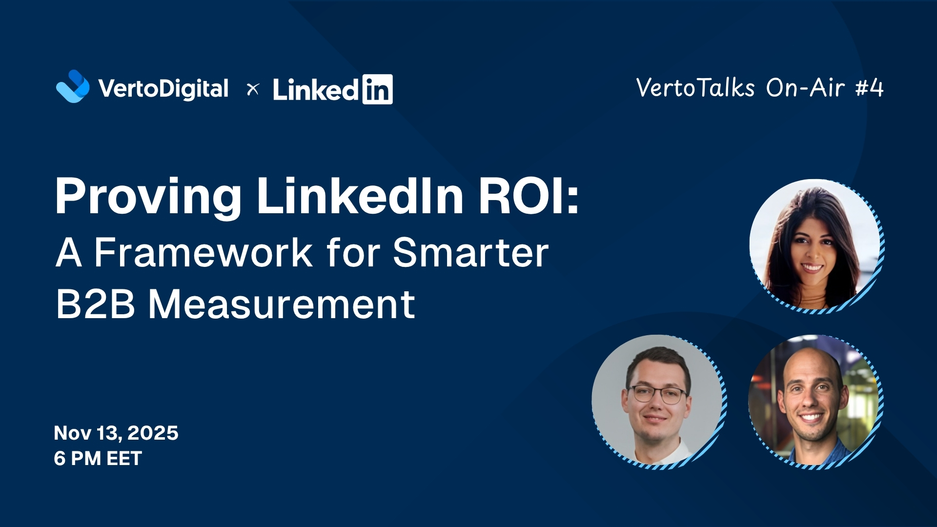 VertoTalks On-Air #4: Proving LinkedIn ROI