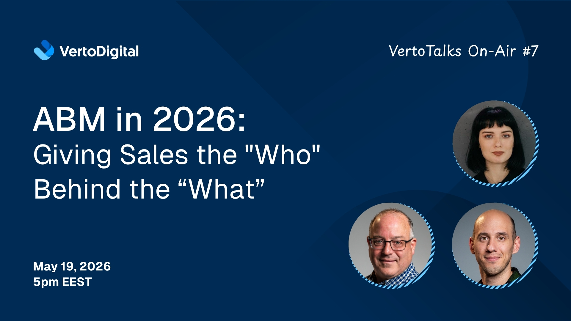 VertoTalks On-Air #7: ABM in 2026 - Giving Sales the Who Behind the What